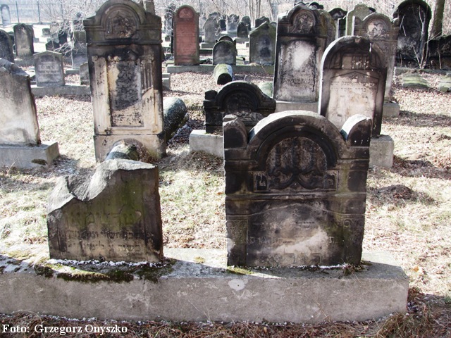 Plik:Sosnowiec. Widok na macewy mieszczące się na cmentarzu (kirkucie) w Modrzejowie.JPG