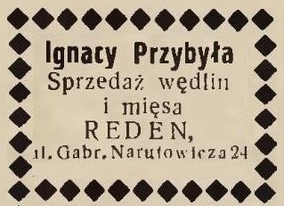 Plik:Dąbrowa Górnicza Sprzedaż Wędlin i Mięsa Ignacy Przybyła 1930 (01).jpg