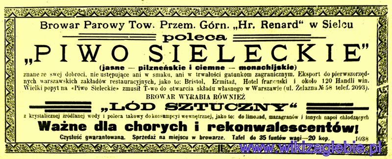 Plik:Reklama 1905 Browar Sielecki 01.jpg