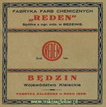 Plik:Reklama 1939 Będzin Fabryka Farb Chemicznych Reden 01.jpg