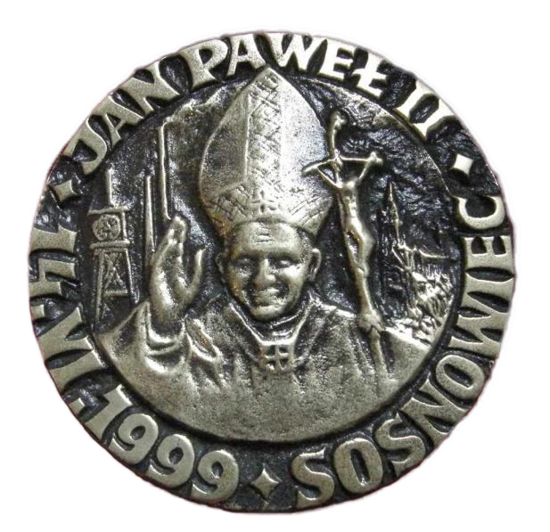 Plik:Medal Jan Paweł II Sosnowiec 1999 0001.jpg