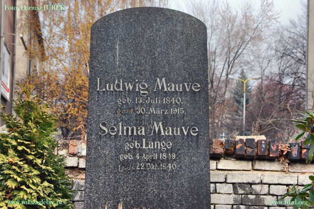 Plik:Sosnowiec Cmentarz ewangelicki 032 (Ludwik Mauve).JPG