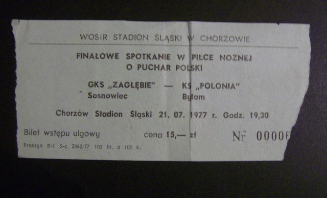 Plik:Bilet ZS - Polonia Bytom 21-07-1977 PP.jpg
