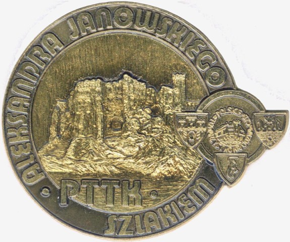 Plik:Odznaka Krajoznawcza Szlakiem Aleksandra Janowskiego.jpg