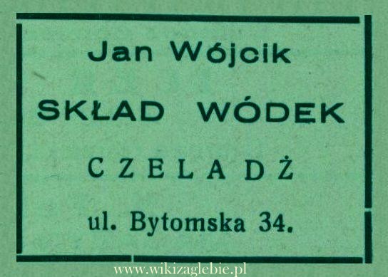Plik:Reklama 1938 Czeladź Skład Wódek Jan Wójcik 01.jpg