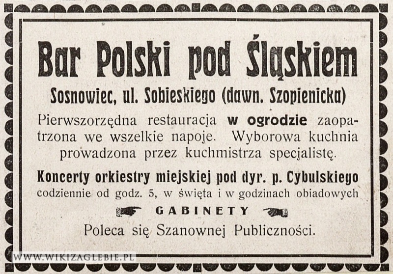 Plik:Reklama-1922-Sosnowiec-Bar-Polski-pod-Śląskiem.jpg