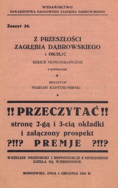 Plik:Z przeszłości Zagłębia Dąbrowskiego i okolicy - Szkice monograficzne z ilustracjami - Tom 1 - nr 24.jpg