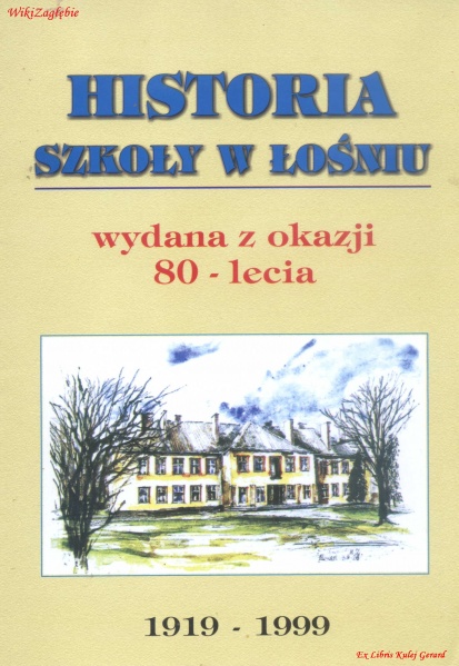 Plik:Historia szkoły w Łośniu wydana z okazji 80-lecia.jpg