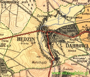 Miasto Będzin Mapa 1927 1939.jpg