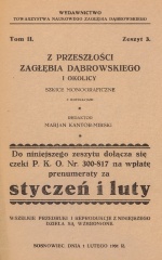 Z przeszłości Zagłębia Dąbrowskiego i okolicy - Szkice monograficzne z ilustracjami - Tom 2 - nr 03.jpg