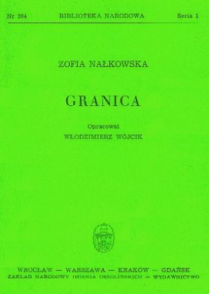 Zofia Nałkowska Granica.jpg