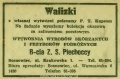 Reklama 1945 Sosnowiec Wytwórnia Wyrobów Skórzanych Bracia Piechoccy 01.JPG