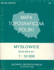 Mapa Topograficzna Polski - Mysłowice (1996).jpg