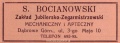 Reklama 1938 Dąbrowa Górnicza Zakład Jubilersko-Zegarmistrzowski S. Bocianowski 01.jpg