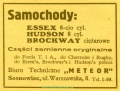 Reklama 1931 Sosnowiec Biuro Techniczne Meteor 01.jpg