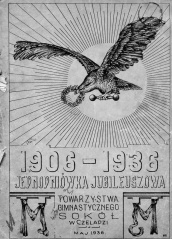 1906-1936 Jednodniówka jubileuszowa Towarzystwa Gimnastycznego Sokół w Czeladzi.jpg