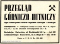 Reklama 1929 Sosnowiec Przegląd Górniczo Hutniczy.jpg