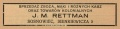 Reklama 1938 Sosnowiec Sprzedaż Zboża Mąki i Kasz J. M. Rettman 01.jpg