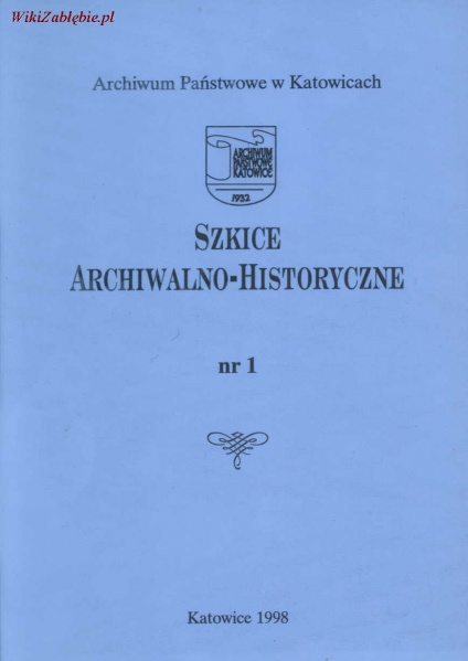 Plik:Szkice Archiwalno - Historyczne nr 1.jpg