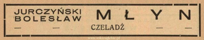Plik:Reklama 1938 Czeladź Młyn Bolesław Jurczyński 01.jpg