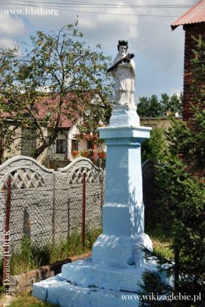 Siewierz-Kuźnica Sulikowska 02 rzeźba św. Jana Nepomucena.JPG