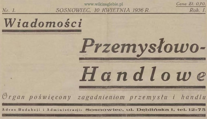 Plik:Wiadomości Przemysłowo-Handlowe 1936.04.10 nr 01 Winieta 1.JPG