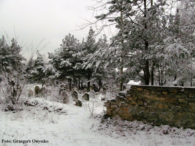 Plik:Nowy cmentarz zydowski w Olkuszu zima. 02.JPG
