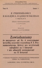 Z przeszłości Zagłębia Dąbrowskiego i okolicy - Szkice monograficzne z ilustracjami - Tom 2 - nr 07.jpg