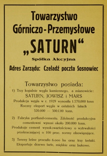 Plik:Towarzystwo Górniczo-Przemysłowe Saturn reklama 001.jpg