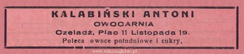 Plik:Reklama 1938 Czeladź Owocarnia Antoni Kalabiński 01.jpg