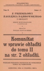 Z przeszłości Zagłębia Dąbrowskiego i okolicy - Szkice monograficzne z ilustracjami - Tom 2 - nr 17.jpg