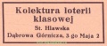 Reklama 1937 Dąbrowa Górnicza Kolektura Loterii Klasowej St. Hlawska 01.jpg
