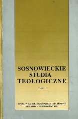 Sosnowieckie Studia Teologiczne - Tom I.jpg