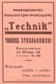 Reklama 1931 Sosnowiec Przedsiębiorstwo Kanalizacyjno-Wodociągowe Technik Tadeusz Strzałowski 01.jpg