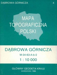 Mapa Topograficzna Polski - Dąbrowa Górnicza (1996).jpg