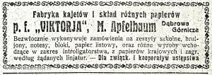 Reklama-1922-Dąbrowa-Górnicza-Viktorja-Fabryka-Kajetów.jpg
