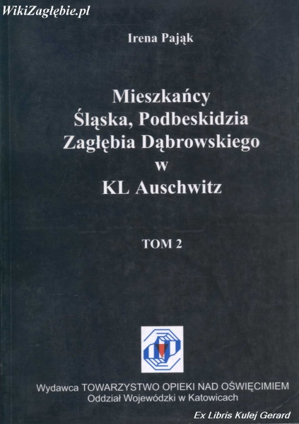 Plik:Mieszkańcy Śl, Podbe, Zag Dąbr w Auschwitz (tom 2).jpg
