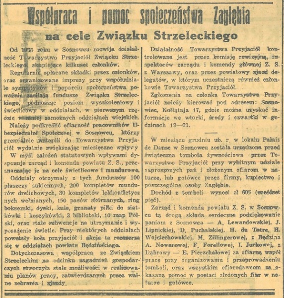 Plik:KZI 029 1938.01.30 Towarzystwo Przyjaciół Związku Strzeleckiego.jpg