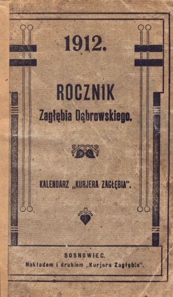 Plik:Rocznik Zagłębia Dąbrowskiego 1912.jpg