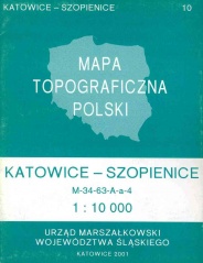 Mapa Topograficzna Polski - Katowice-Szopienice (2001).jpg