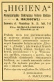 Reklama 1931 Sosnowiec Pralnia Bielizny Higiena A. Macugowa 01.jpg