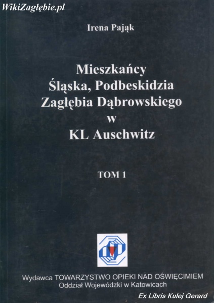 Plik:Mieszkańcy Śl, Podbe, Zag Dąbr w Auschwitz (tom 1).jpg
