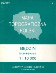 Mapa Topograficzna Polski - Będzin (1996).jpg