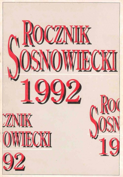 Plik:1992 Rocznik Sosnowiecki.jpg