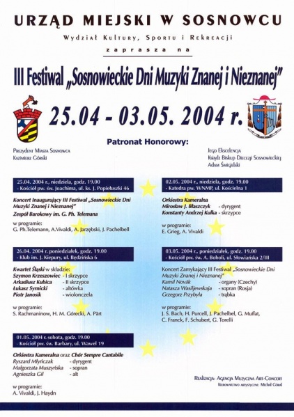 Plik:Sosnowieckie Dni Muzyki Znanej i Nieznanej Plakat 2004.jpg