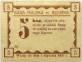 Będzin Rada Miejska 5 kopiejek 1914-15 1.jpg
