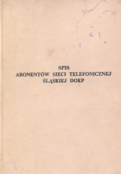 Plik:Spis abonentów sieci telefonicznej Śląskiej DOKP.jpg