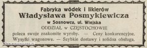 Reklama-1922-Sosnowiec-Posmykiewicz-Fabryka-wódek-Likierów.jpg