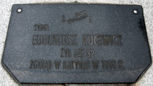 Cmentarz w Czeladzi Kucewicz Eugeniusz 02.JPG