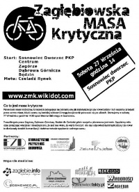 Zagłębiowska Masa Krytyczna 01 plakat 01.jpg